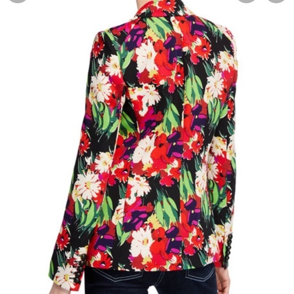 Veronica Beard Floral Miller Dickey Blazer - Picture 6 of 12